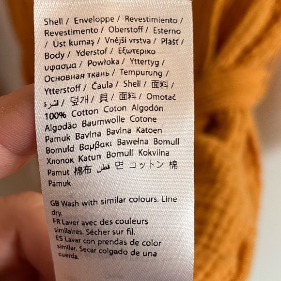 NA-KD V-Neck Dress, Mustard Yellow, Size 8 - Picture 9 of 10